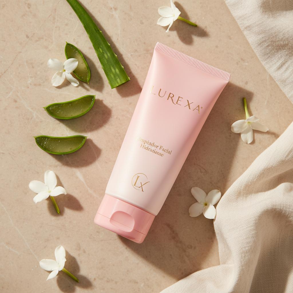 Lurexa limpiador flat lay